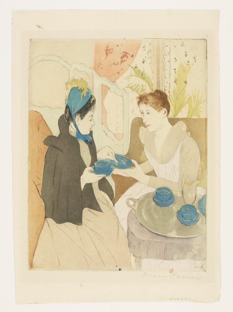 Eftermiddagste af Mary Cassatt