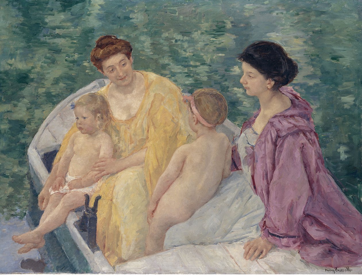 Badet af Mary Cassatt