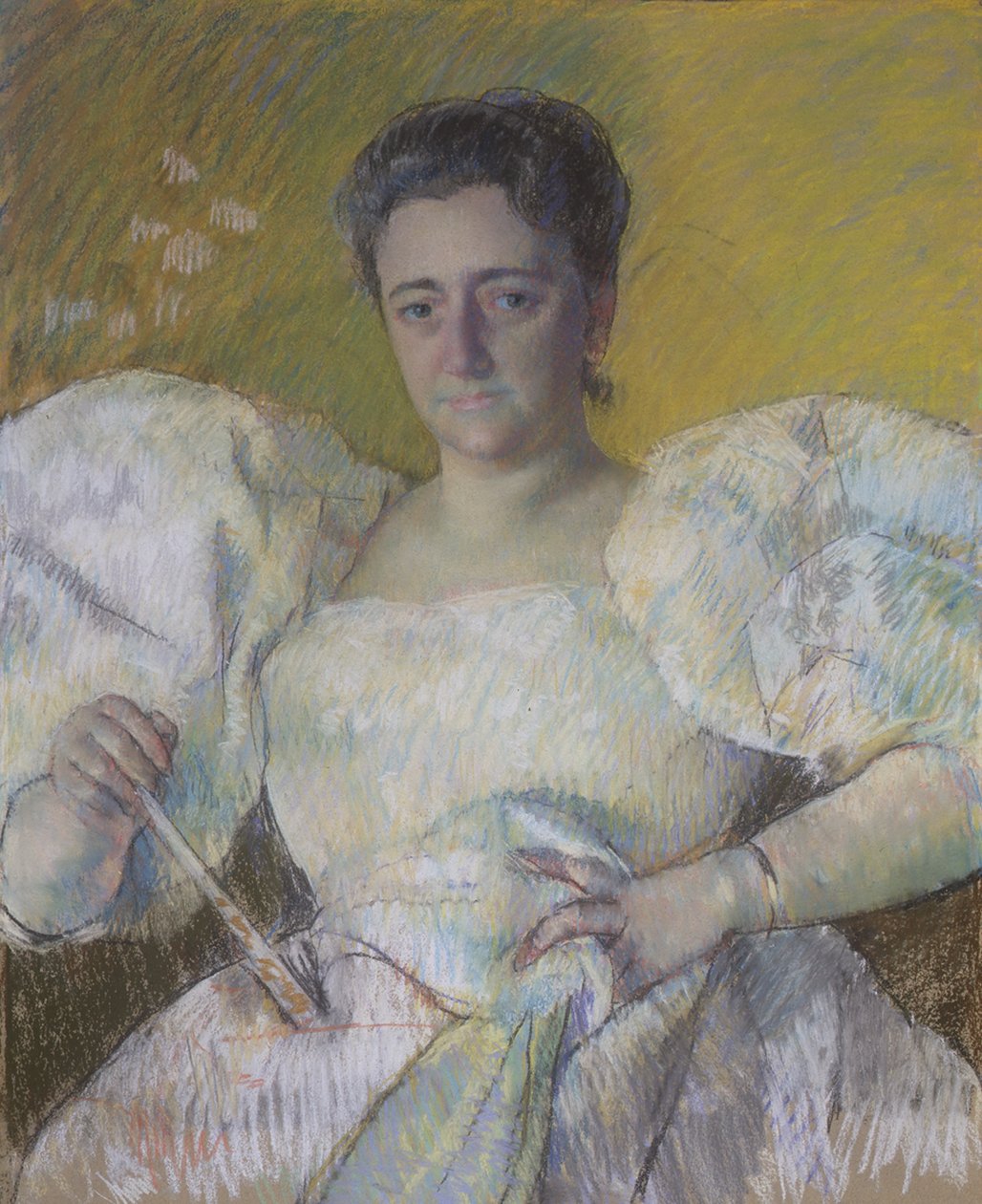 Louisine Havemeyer, 1896 (pastel på vævet papir og lærred) af Mary Cassatt