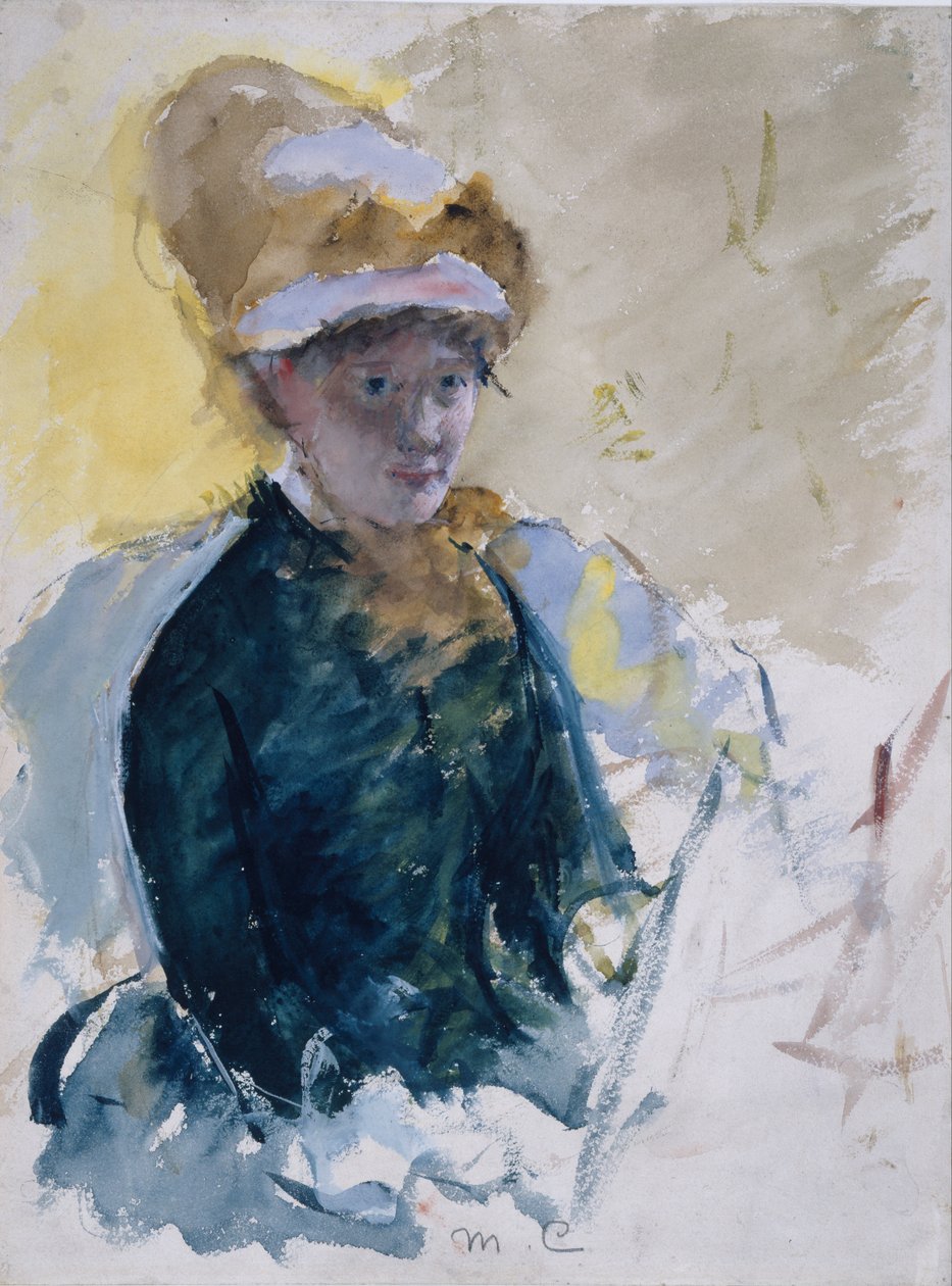 Mary Cassatt: Selvportræt af Mary Cassatt