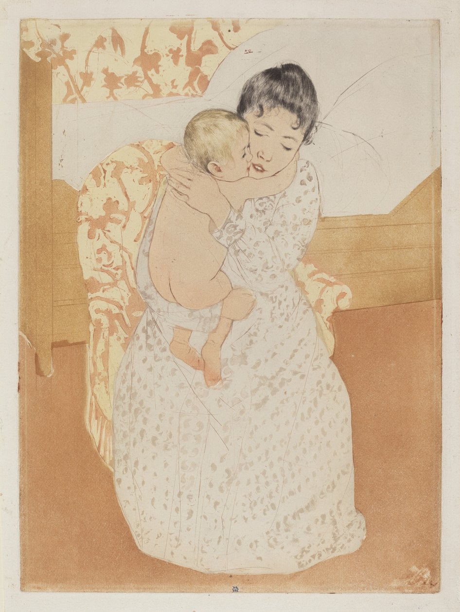 Moderkærtegn, 1890-1891. af Mary Cassatt