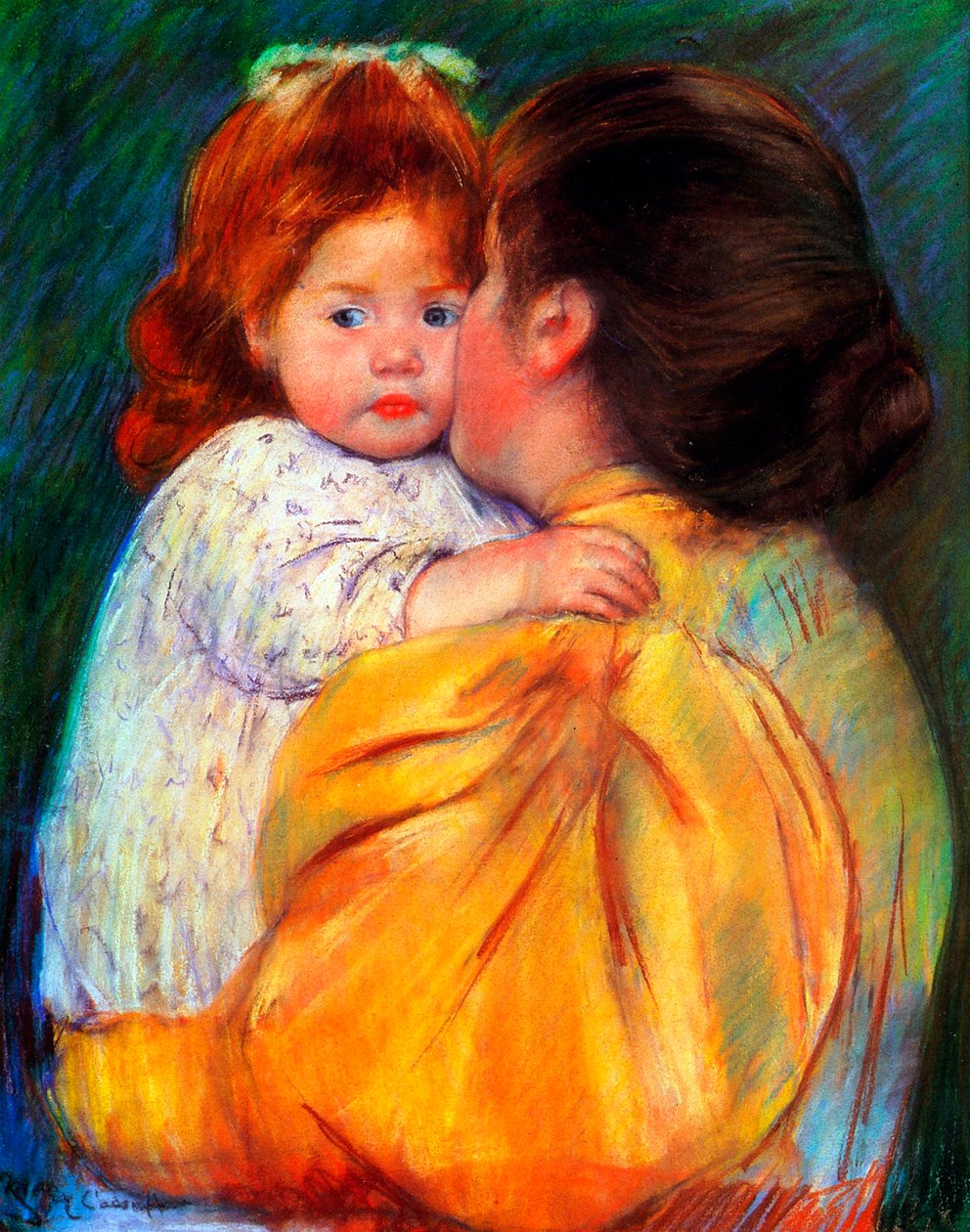 Moderkys, 1896. af Mary Cassatt
