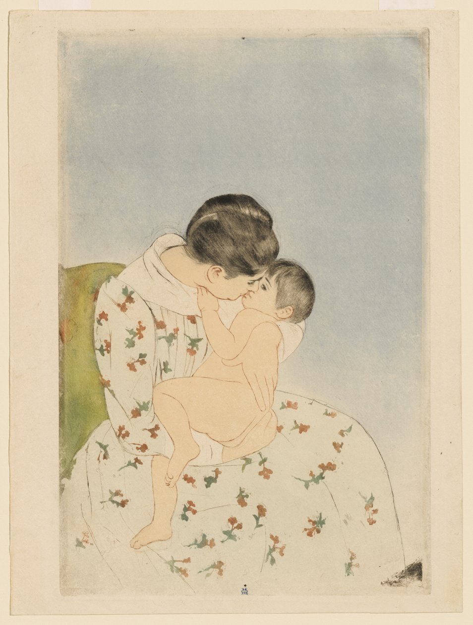 Moderens kys af Mary Cassatt