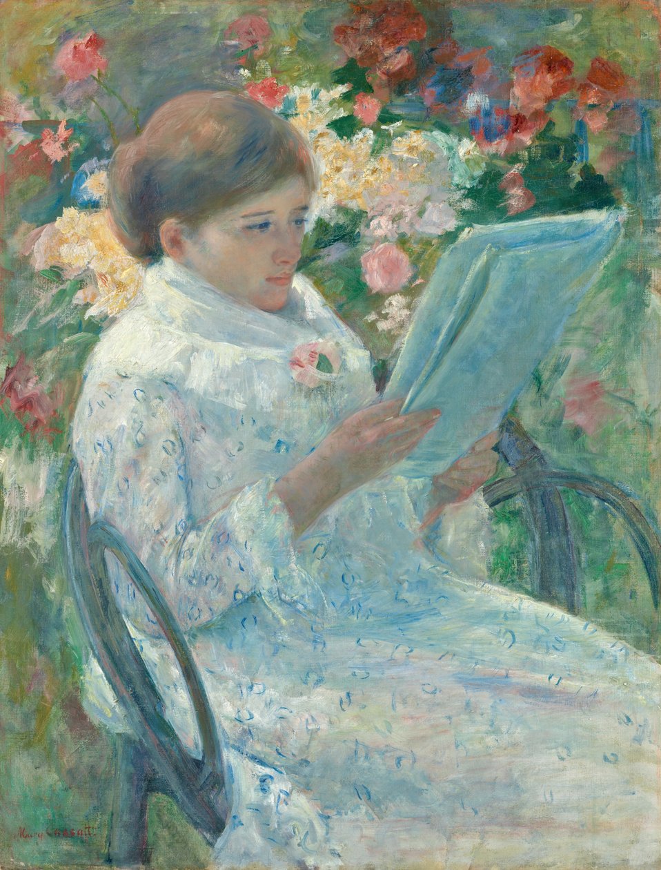 På en altan af Mary Cassatt