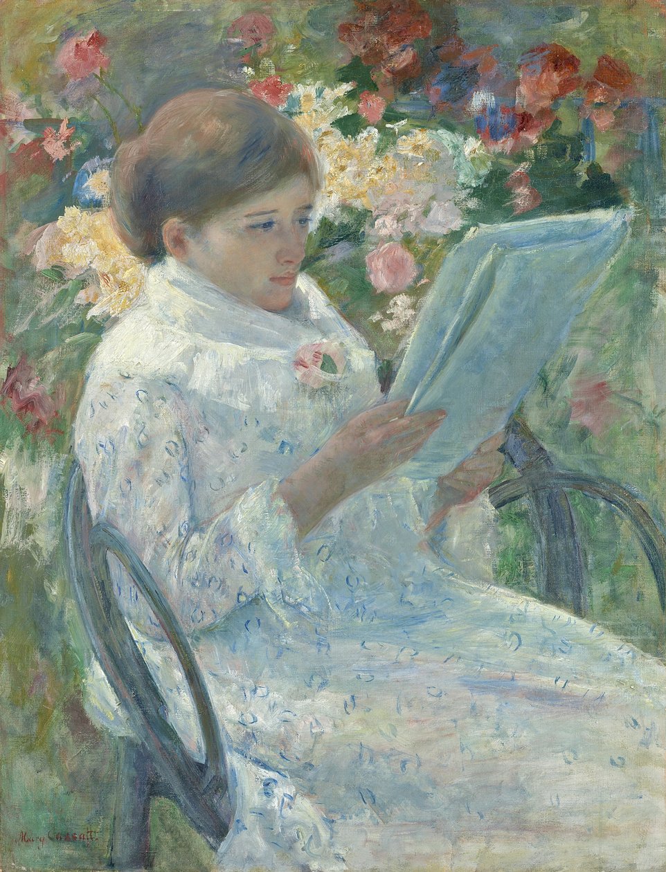 På en altan, 1878-79 af Mary Cassatt