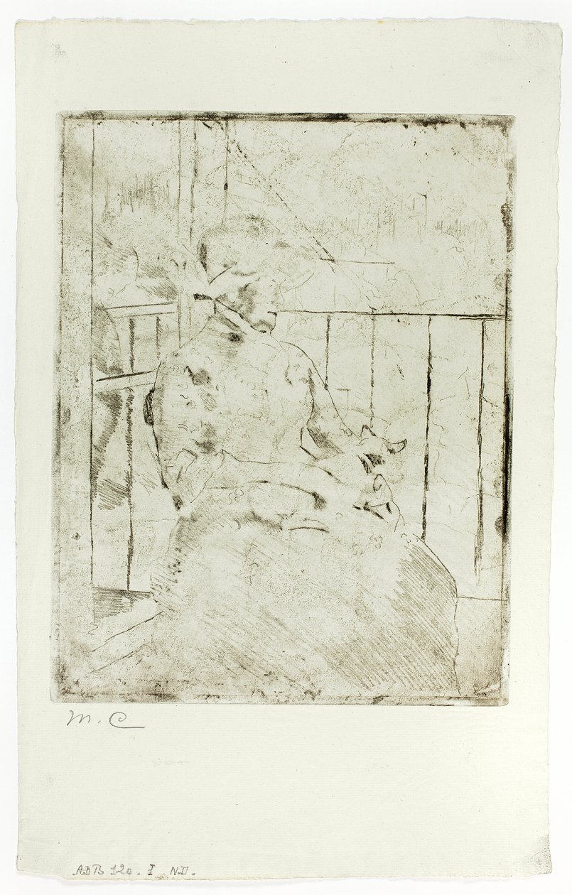 På altanen af Mary Cassatt