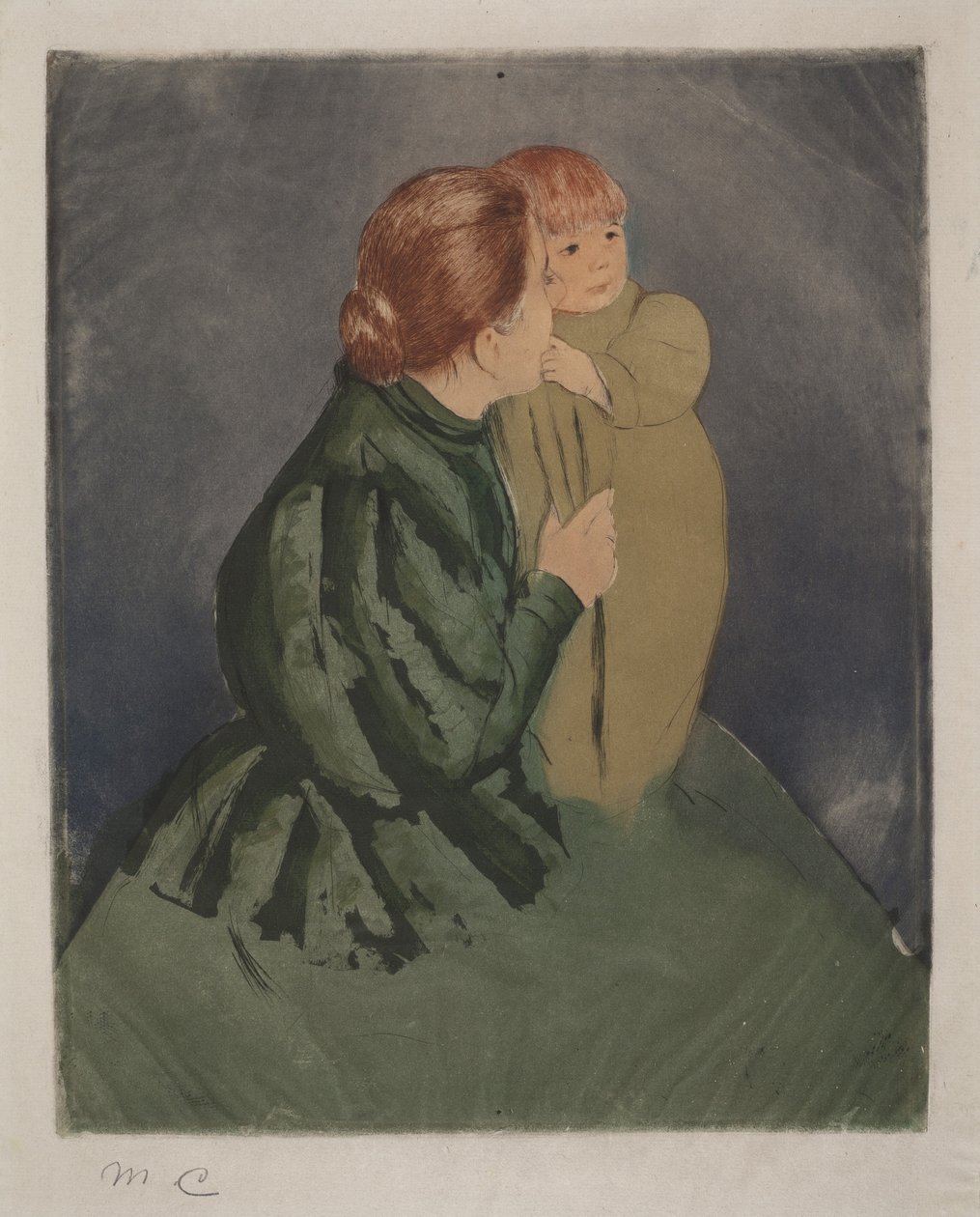 Bondemor og barn af Mary Cassatt