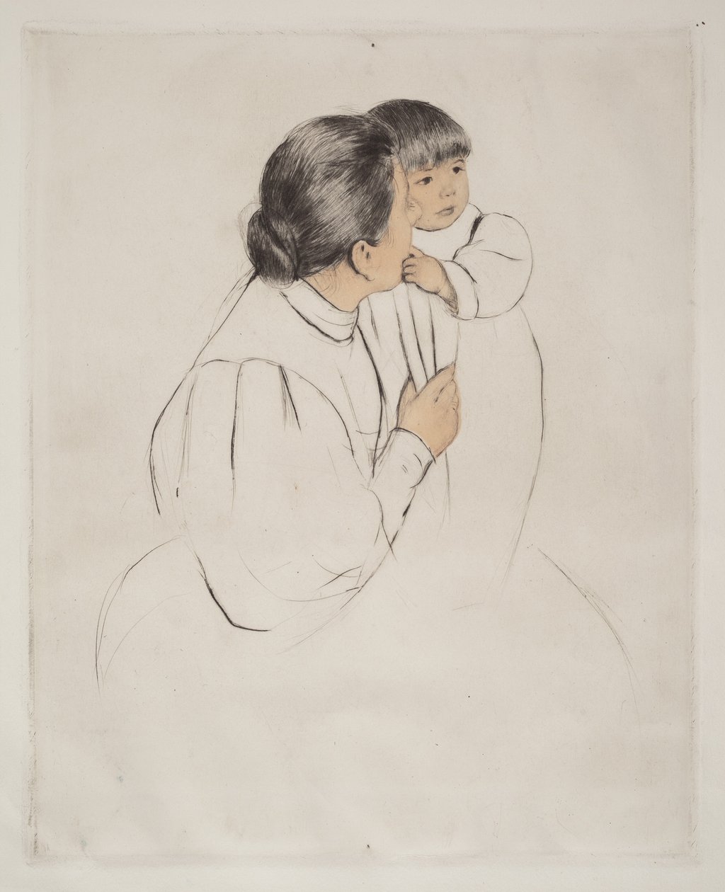 Bondemor og barn af Mary Cassatt