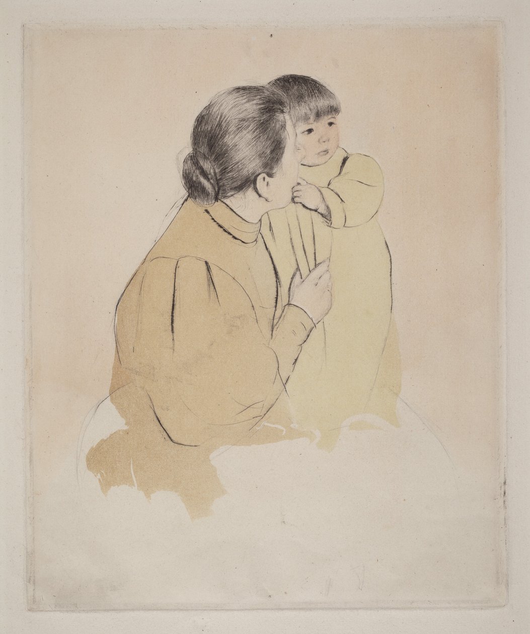 Bondemor og barn af Mary Cassatt
