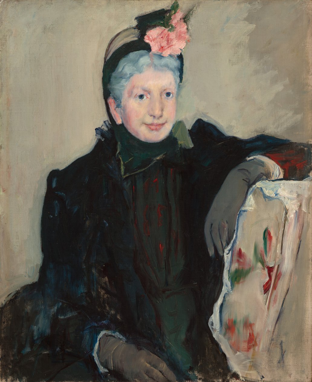 Portræt af en ældre dame, ca. 1887. af Mary Cassatt