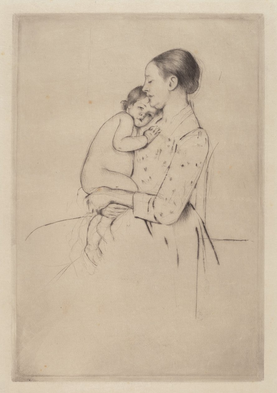 Stilhed, c. 1891. af Mary Cassatt
