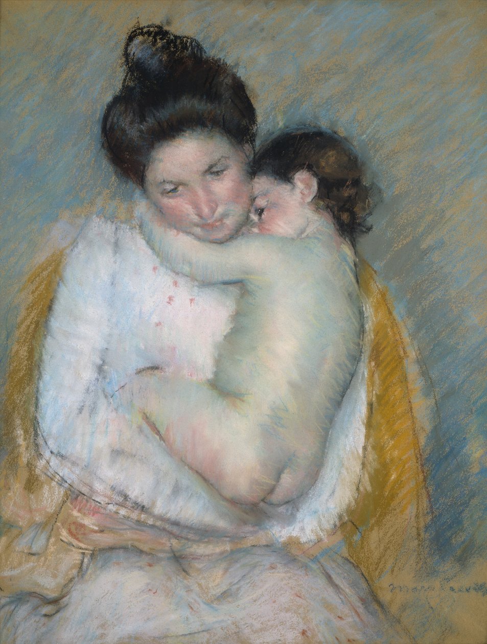 Søvnige Nicolle af Mary Cassatt