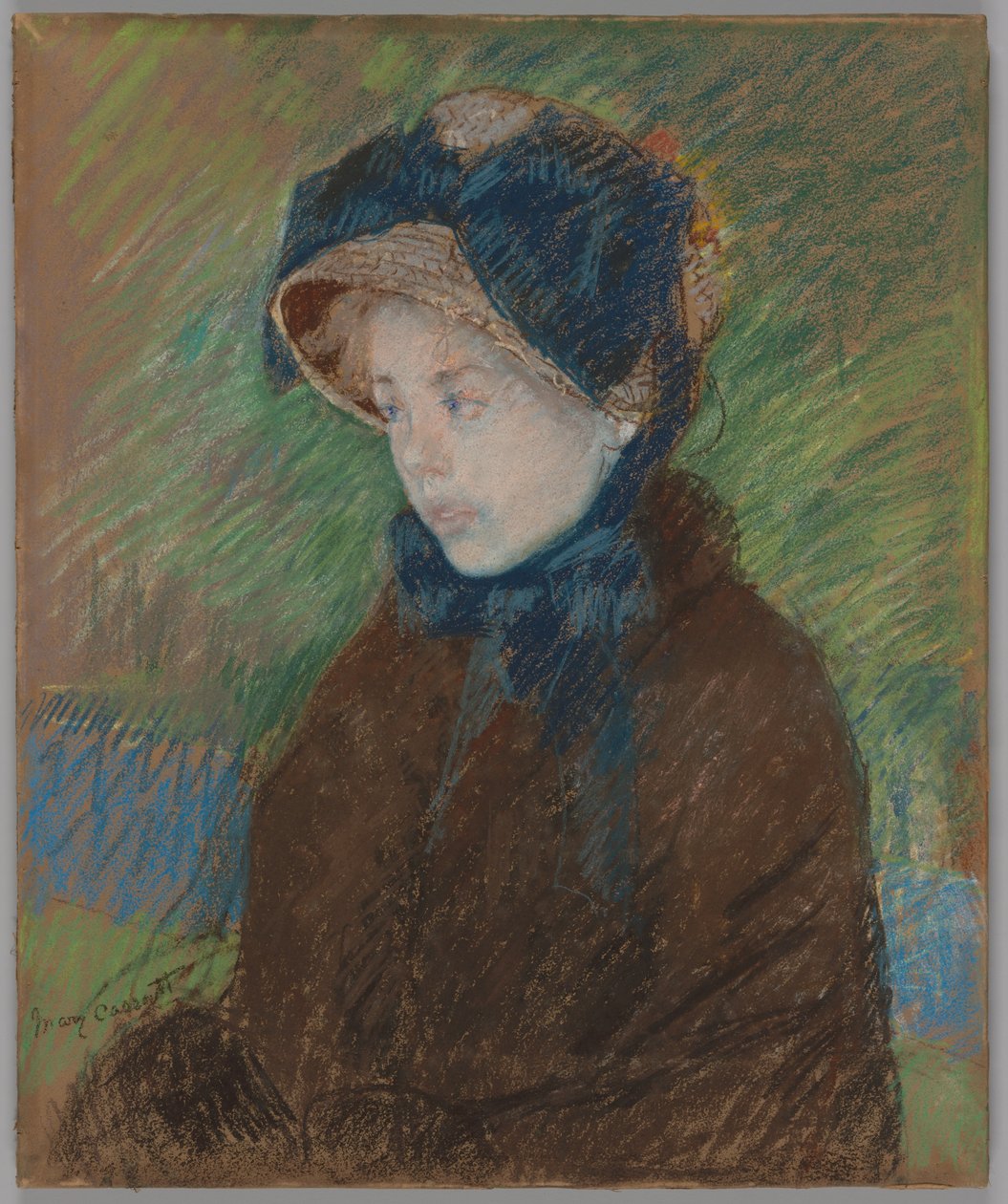 Susan i en stråhætte af Mary Cassatt