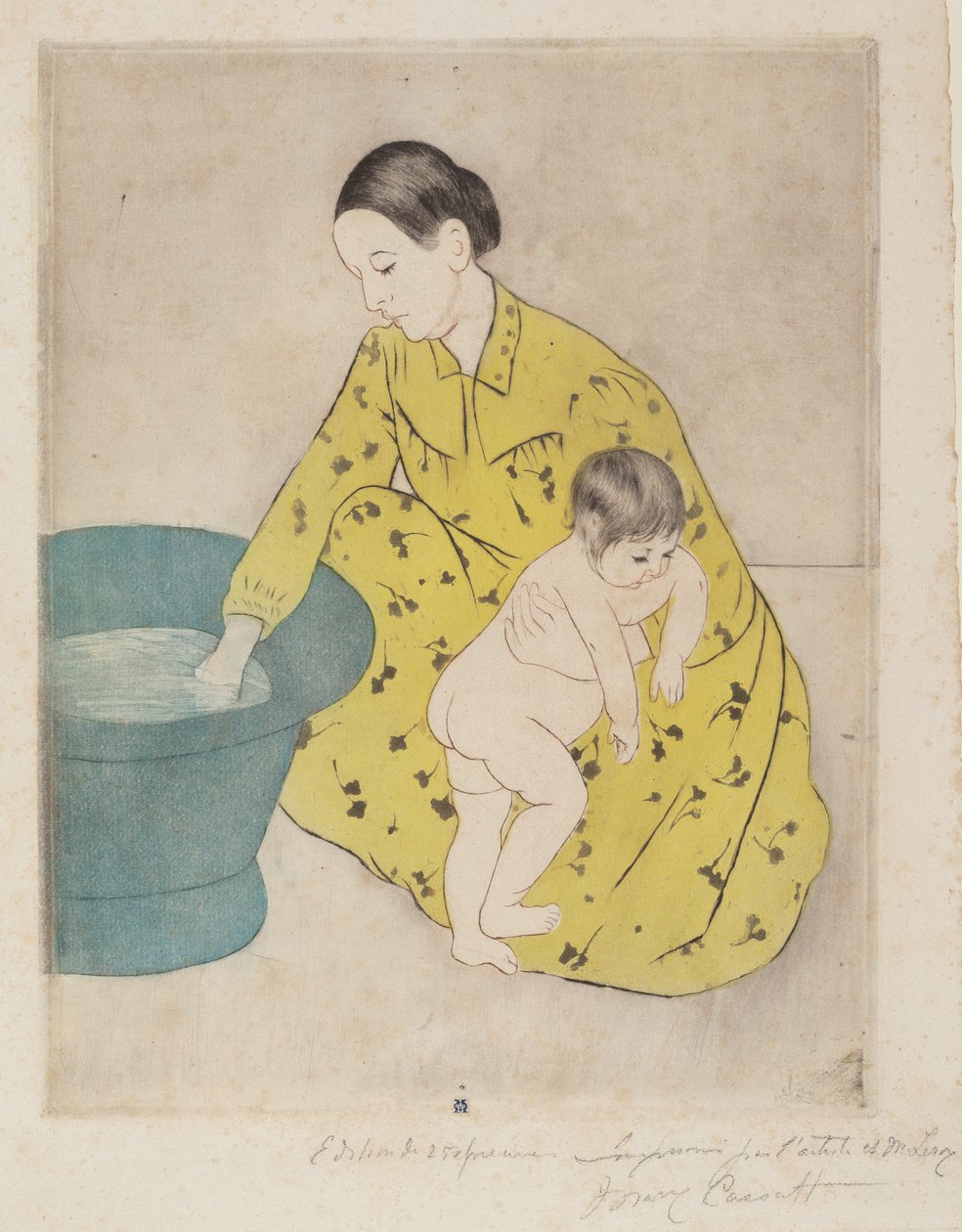 Badet af Mary Cassatt