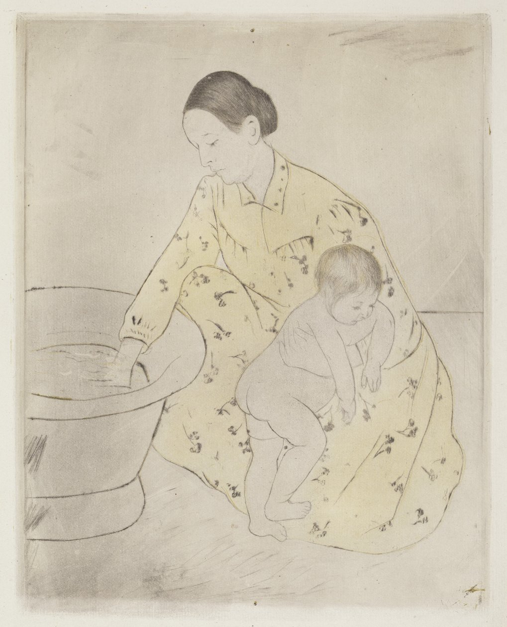Badet af Mary Cassatt