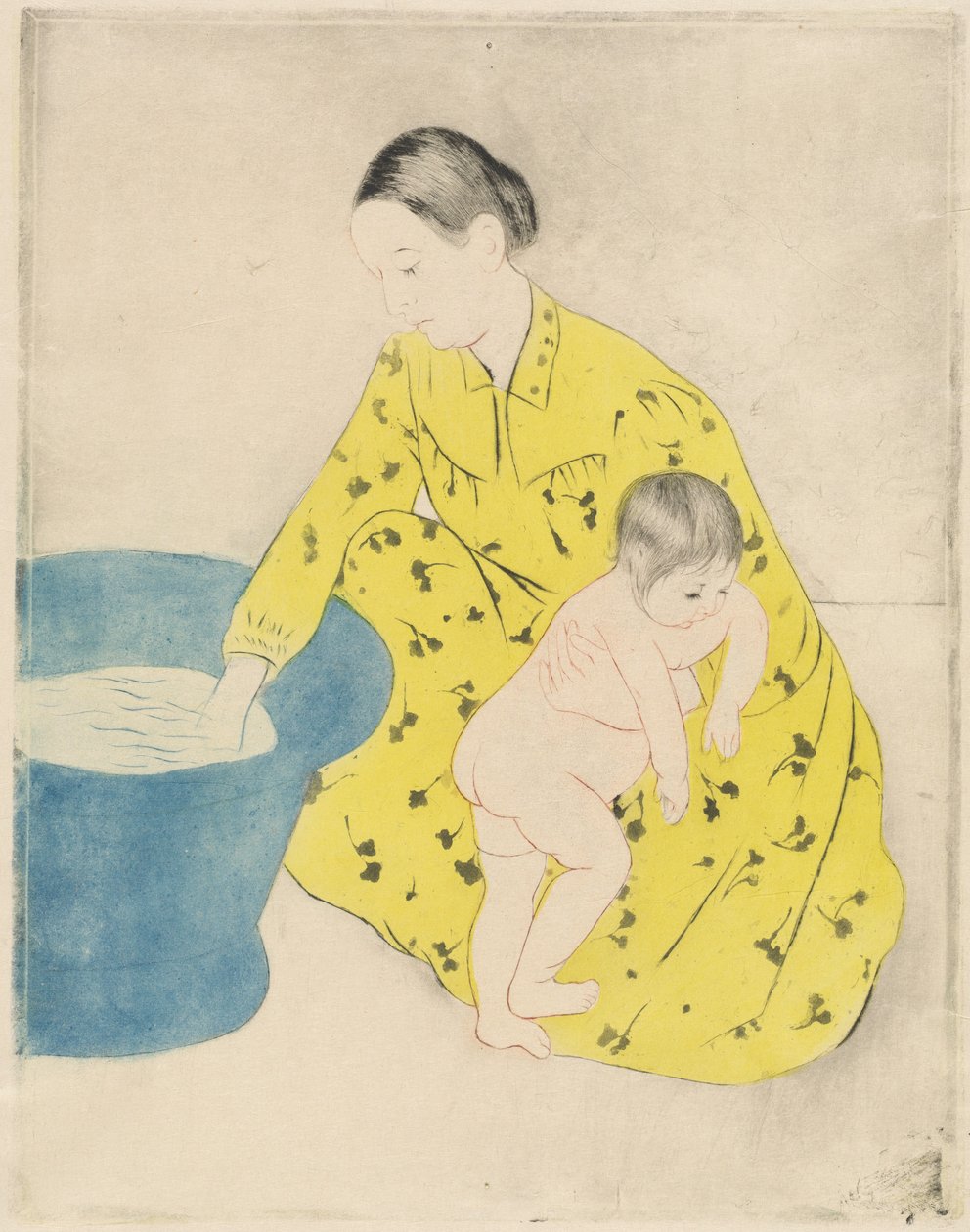 Badet af Mary Cassatt