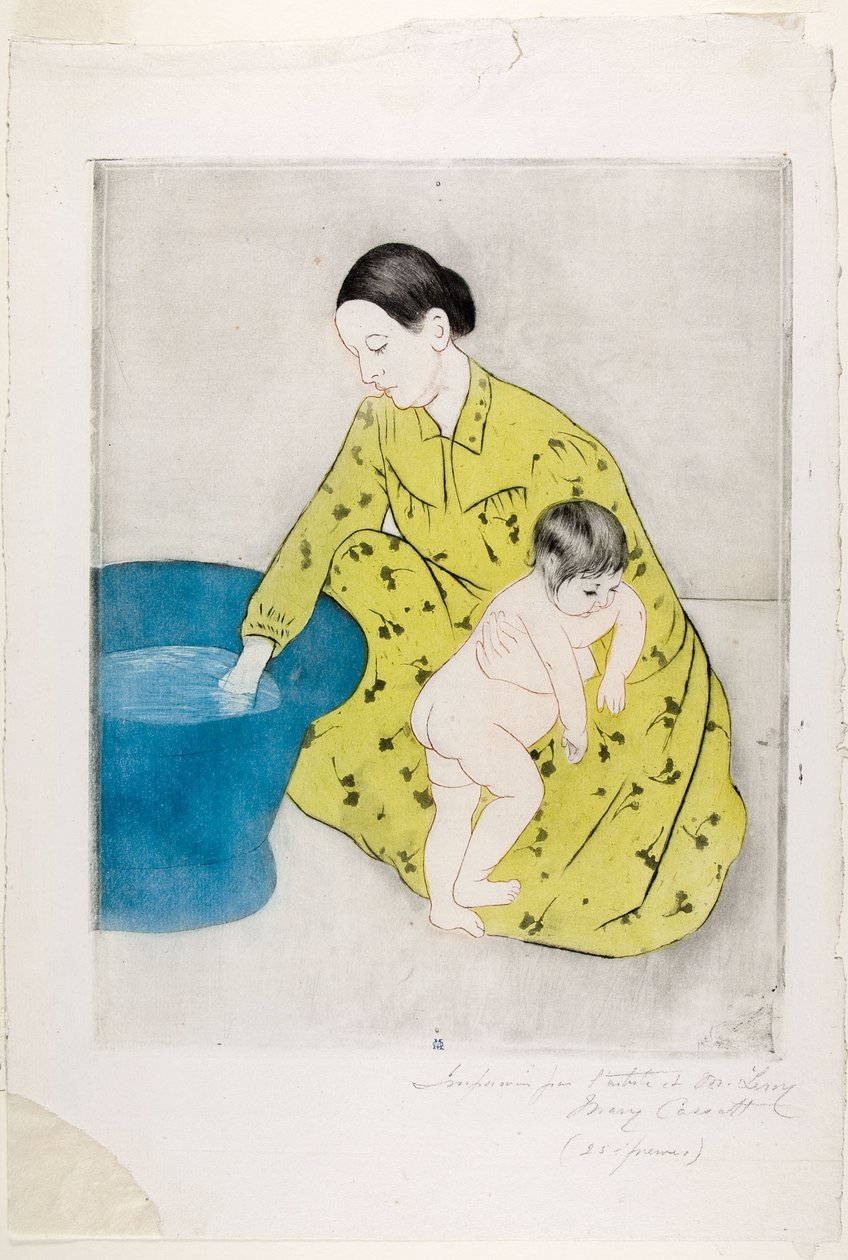 Badet af Mary Cassatt