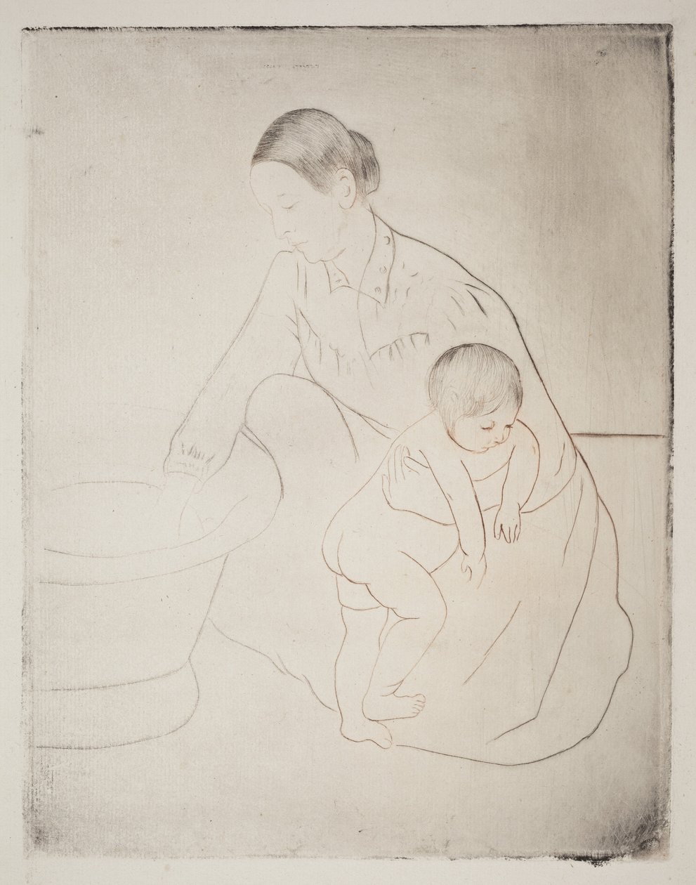 Badet af Mary Cassatt