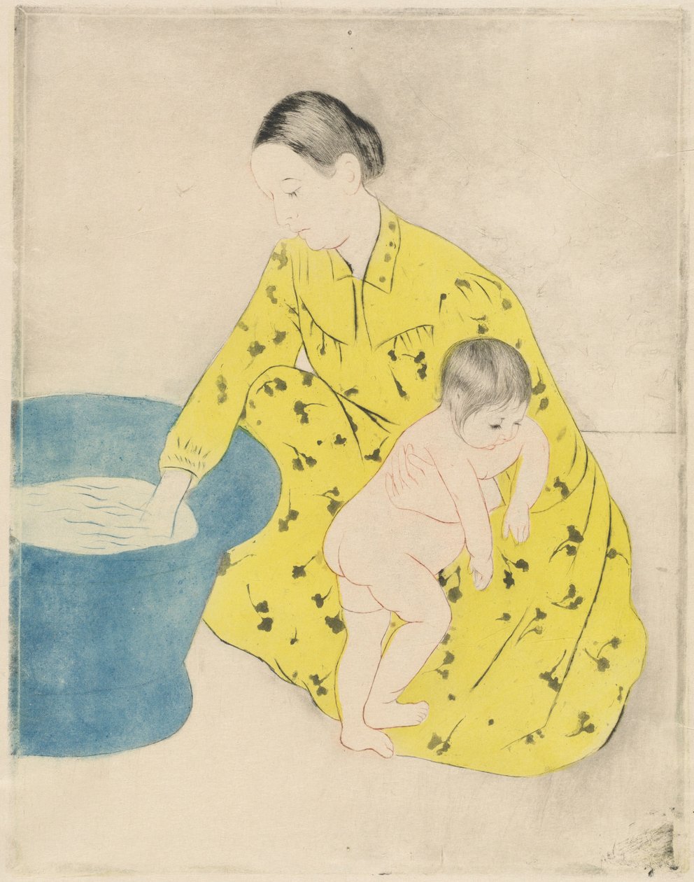 Badet af Mary Cassatt