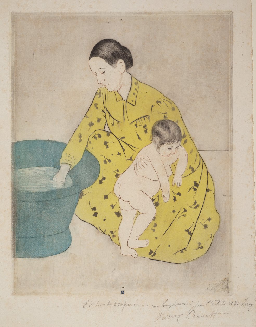 Badet af Mary Cassatt