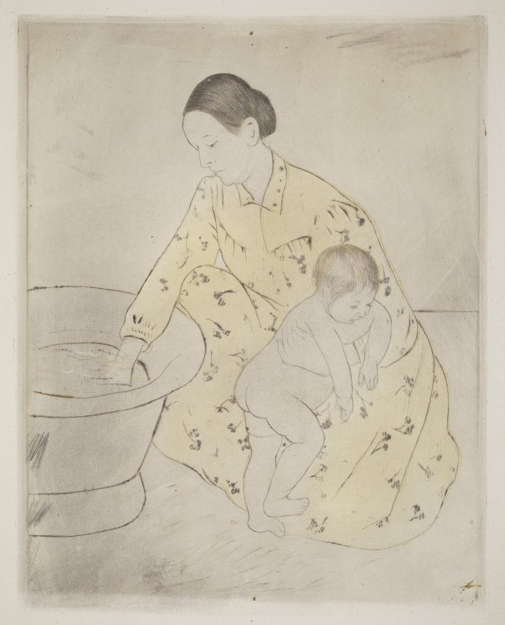 Badet af Mary Cassatt