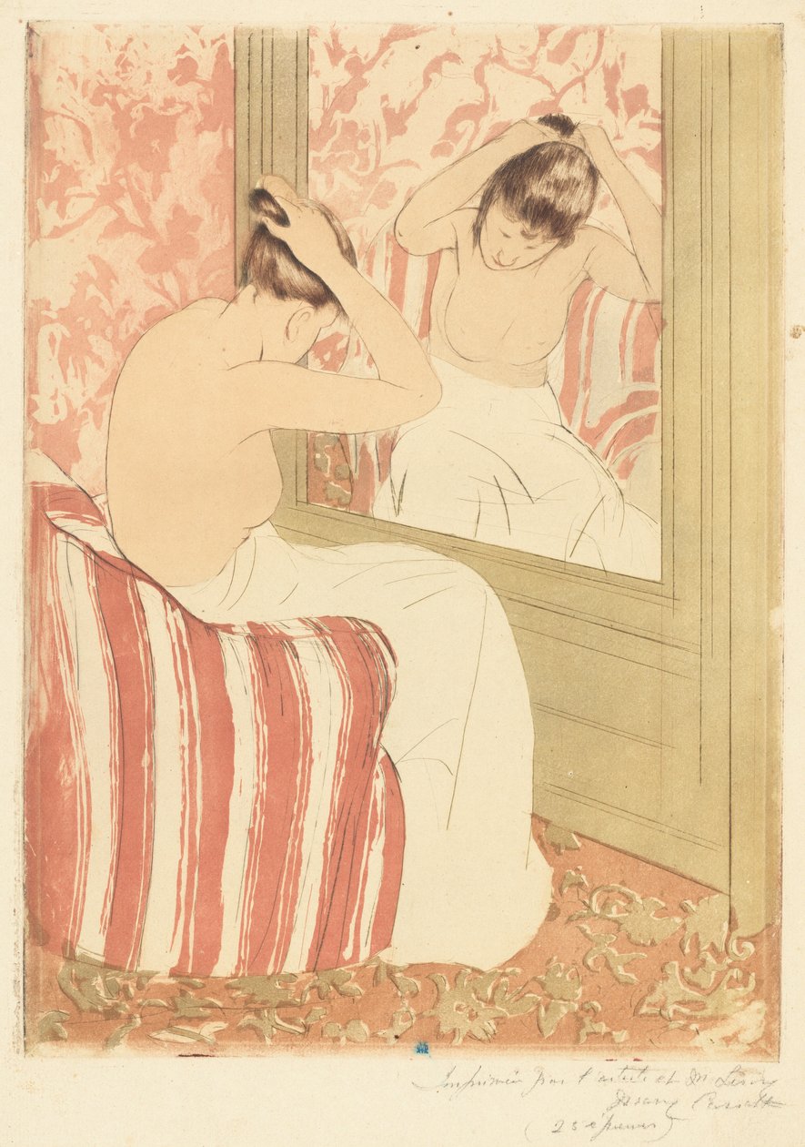Coiffuren af Mary Cassatt