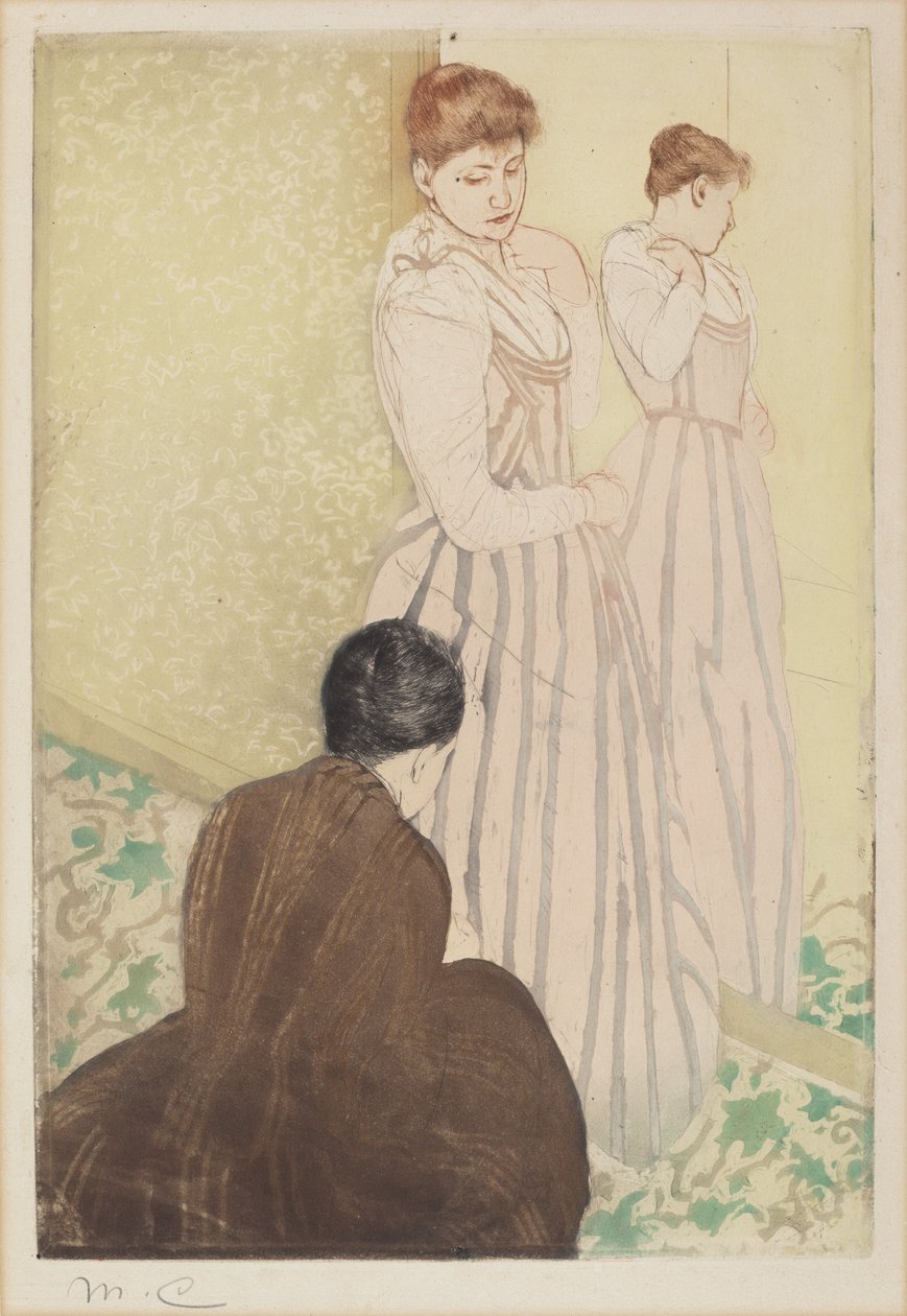 Beslaget, 1890-1891. af Mary Cassatt