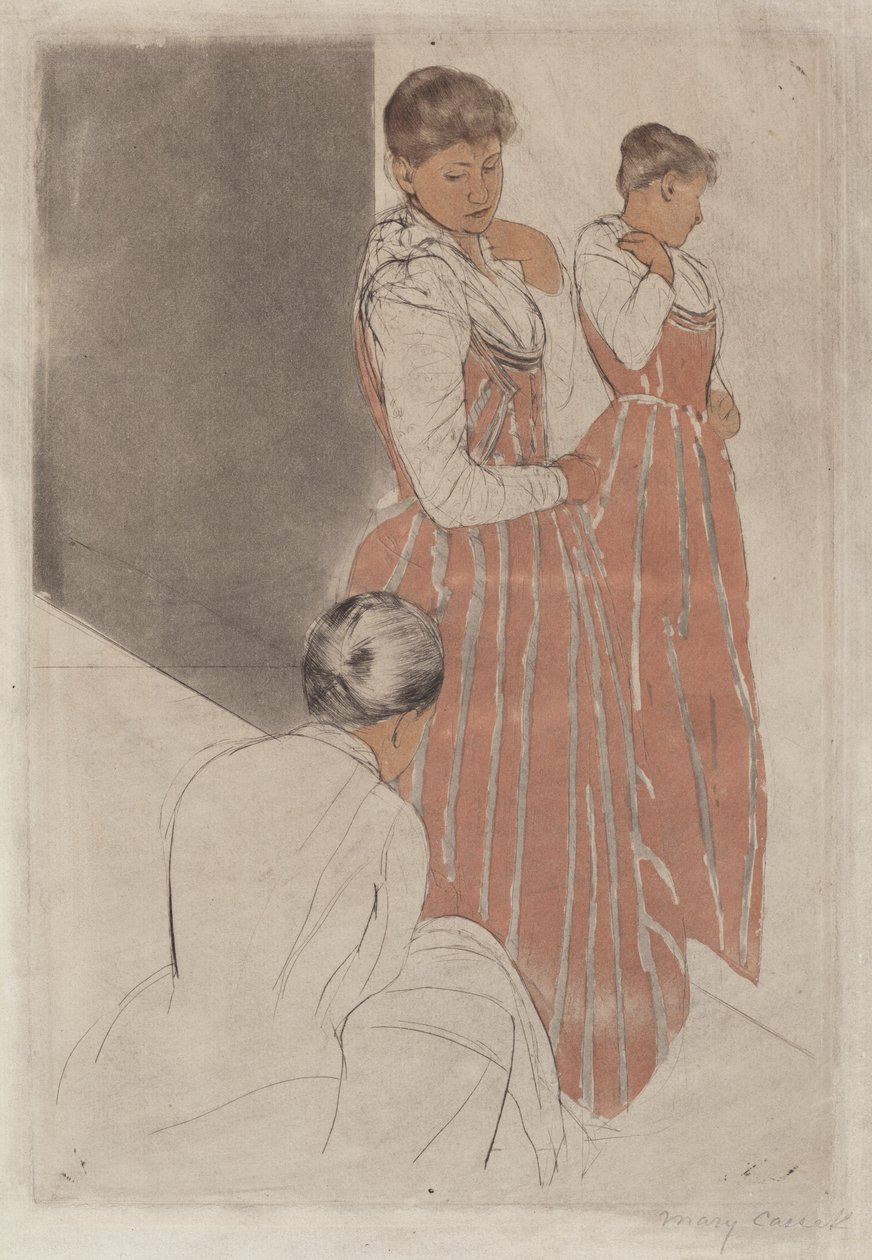 Beslaget, 1890-1891. af Mary Cassatt