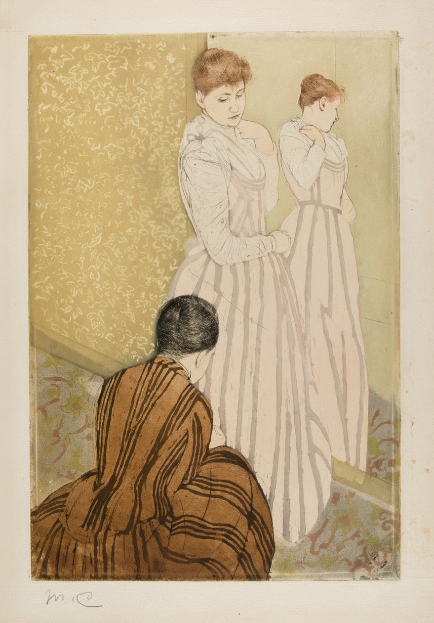 Beslaget, 1890-91 af Mary Cassatt