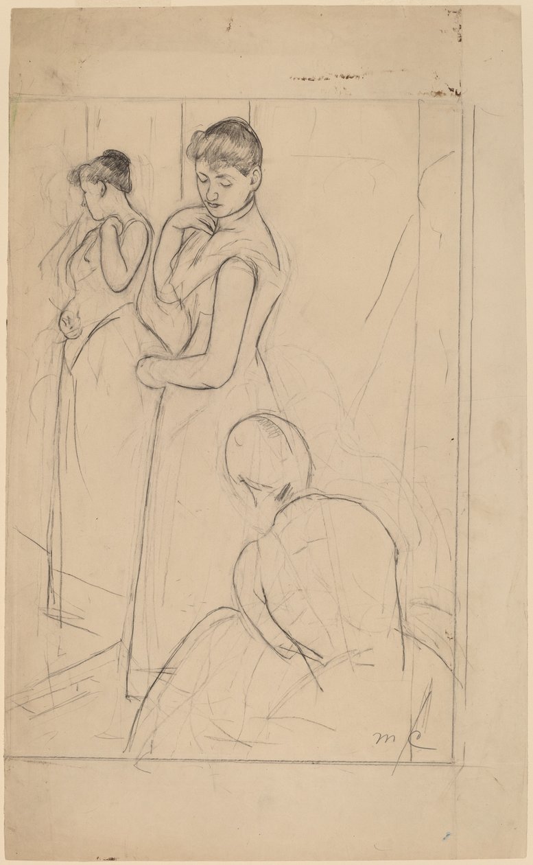 The Fitting [recto] af Mary Cassatt