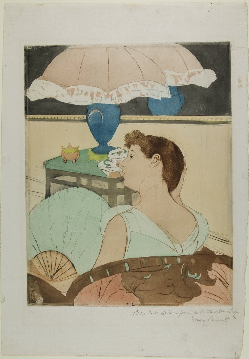Lampen af Mary Cassatt