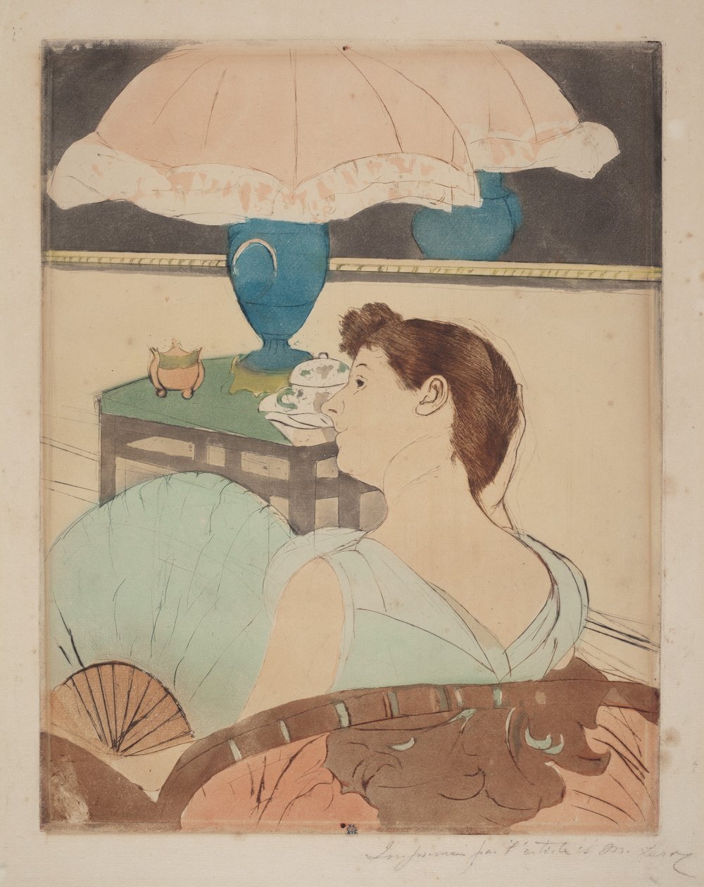 Lampen af Mary Cassatt