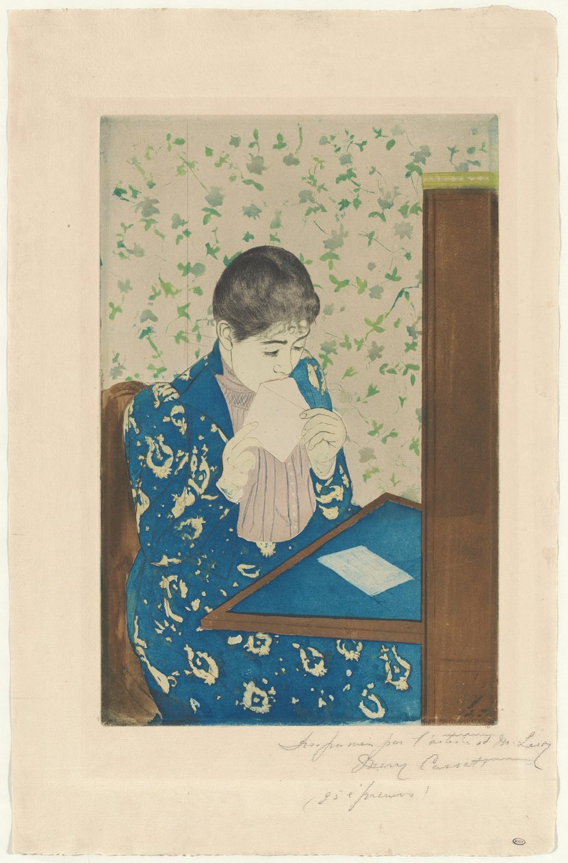 Brevet af Mary Cassatt