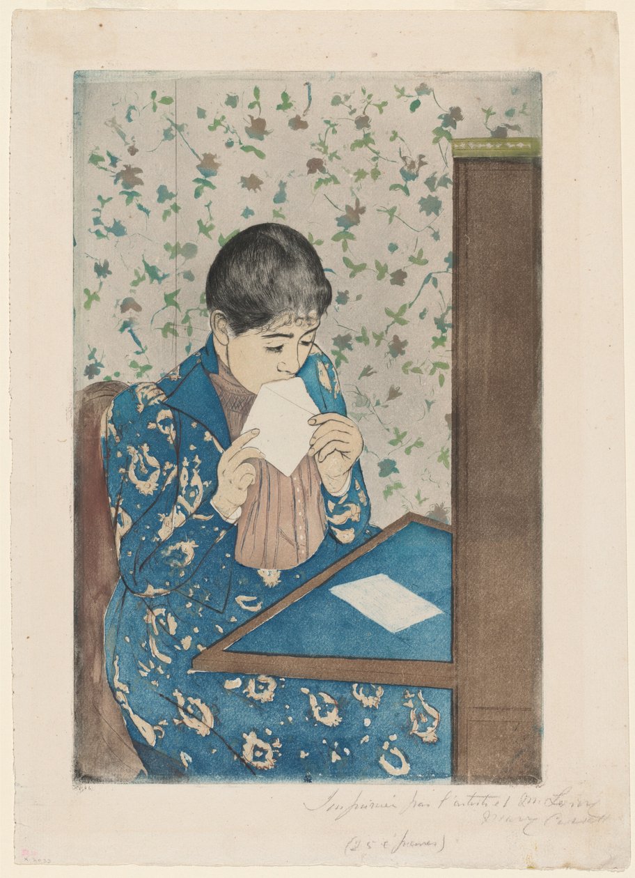 Brevet af Mary Cassatt
