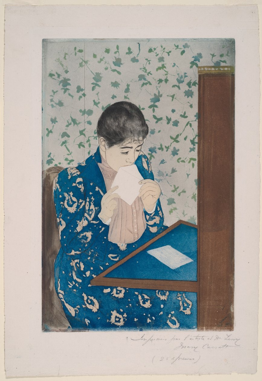 Brevet af Mary Cassatt