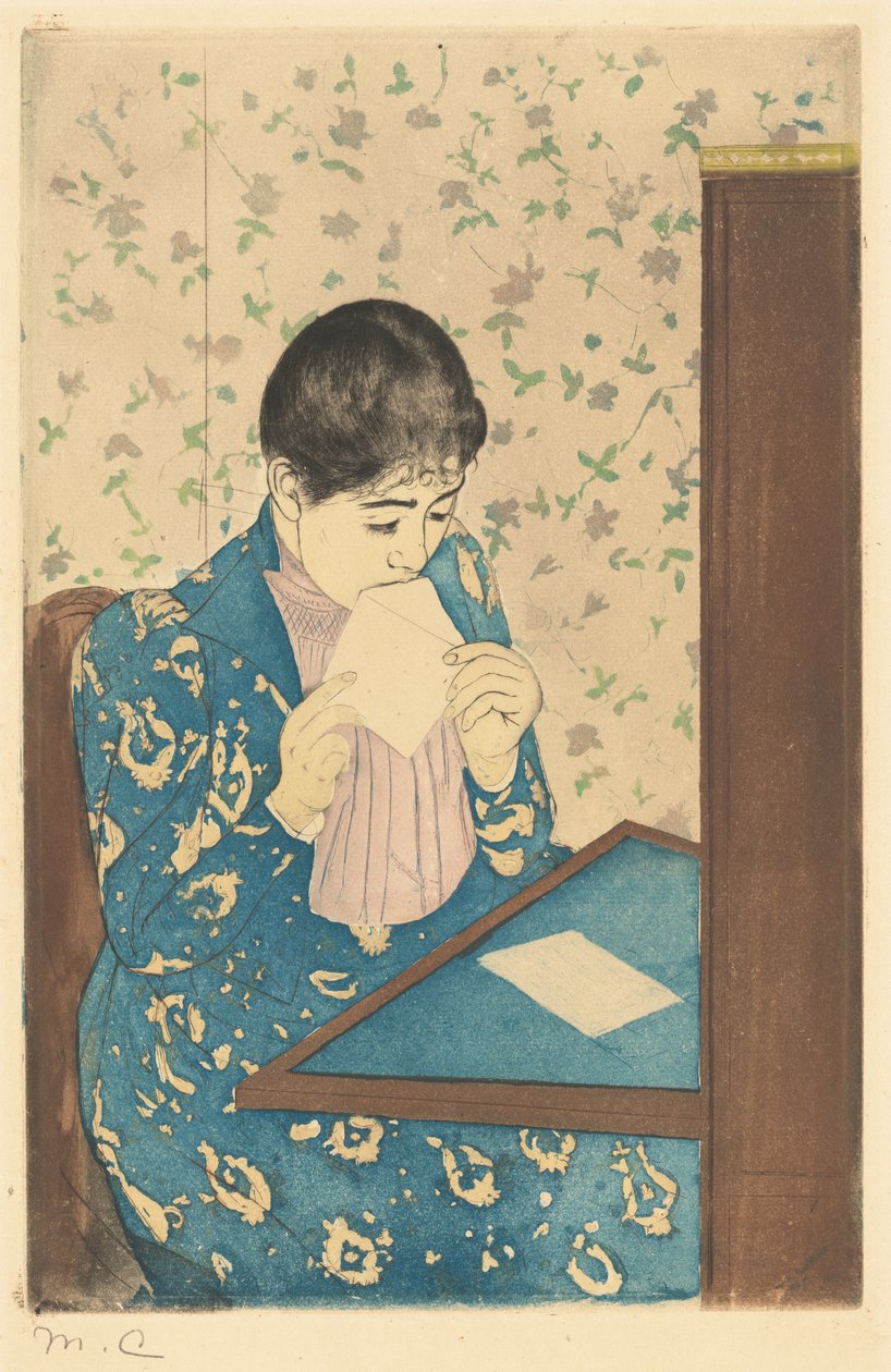 Brevet, 1890-1891. af Mary Cassatt