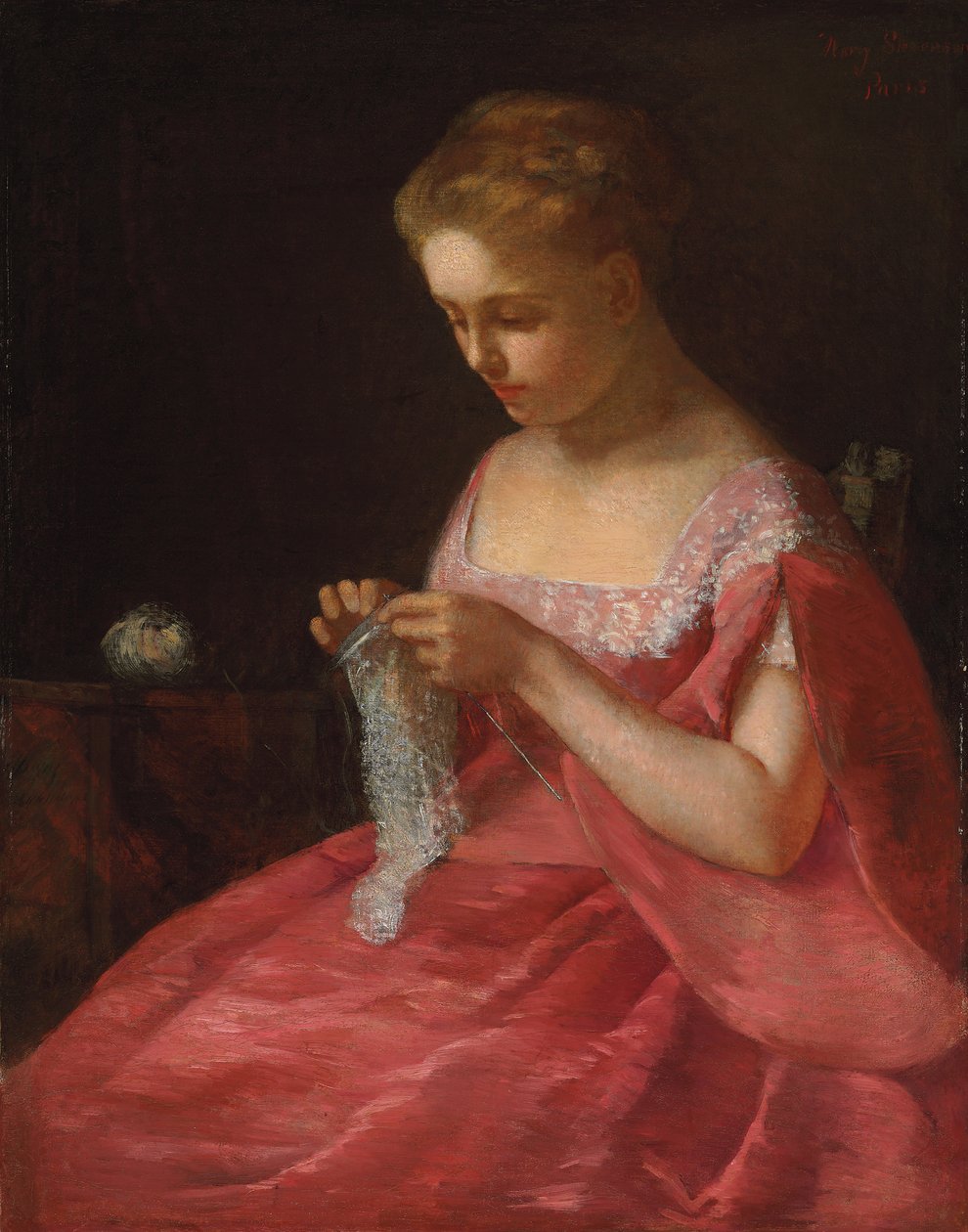 Den unge brud, ca. 1866-67 af Mary Cassatt