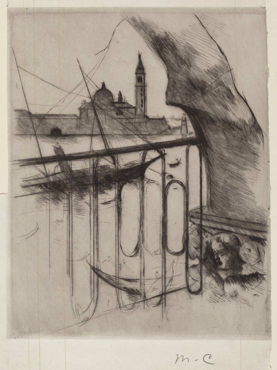 Udsigt over Venedig, 1887. af Mary Cassatt
