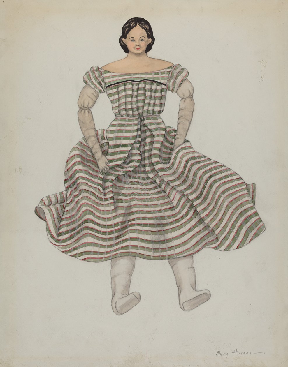 Dukke og kostume, ca. 1937. af Mary E Humes