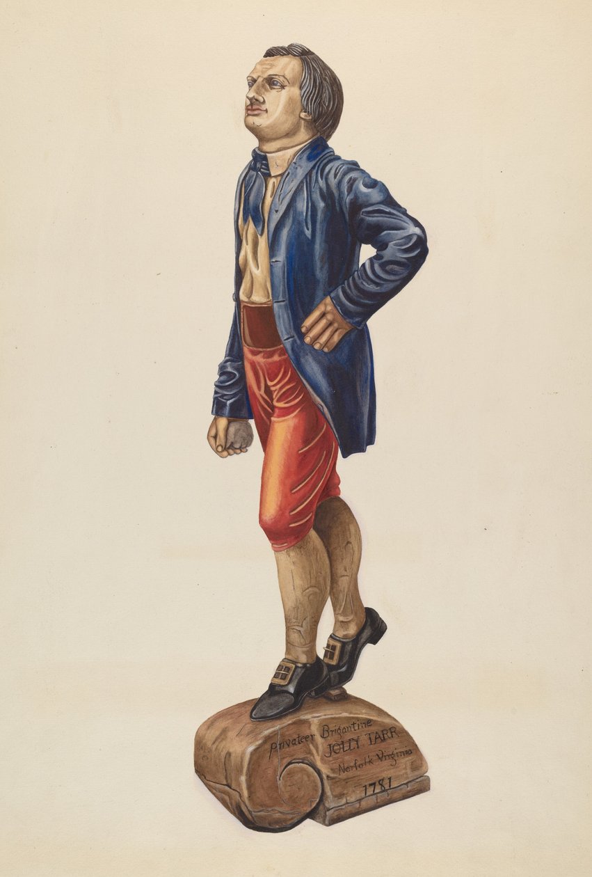 Galionsfigur: Jolly Tar. af Mary E Humes