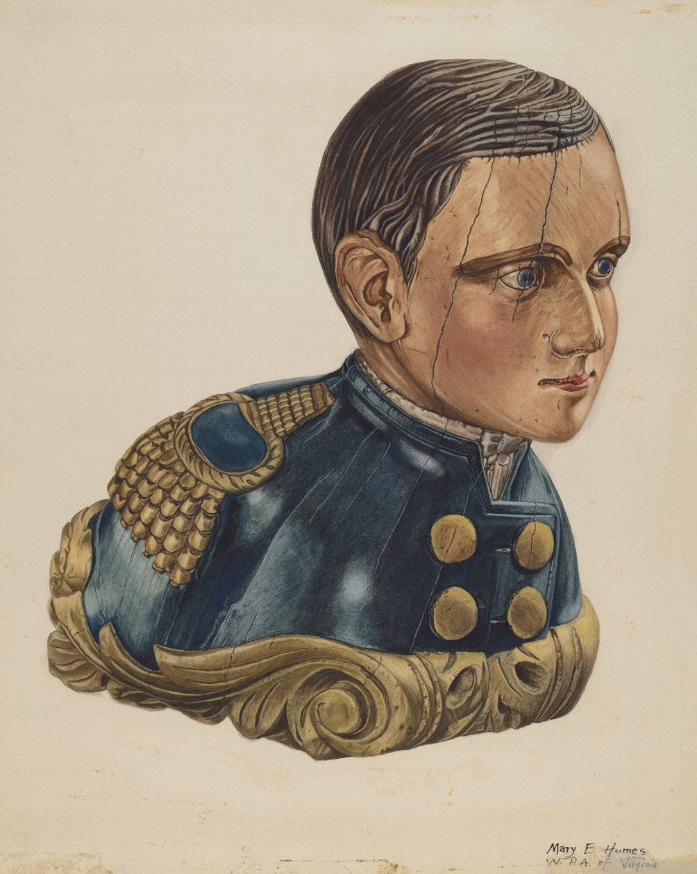 Pilot House Ornament, ca. 1939. af Mary E Humes