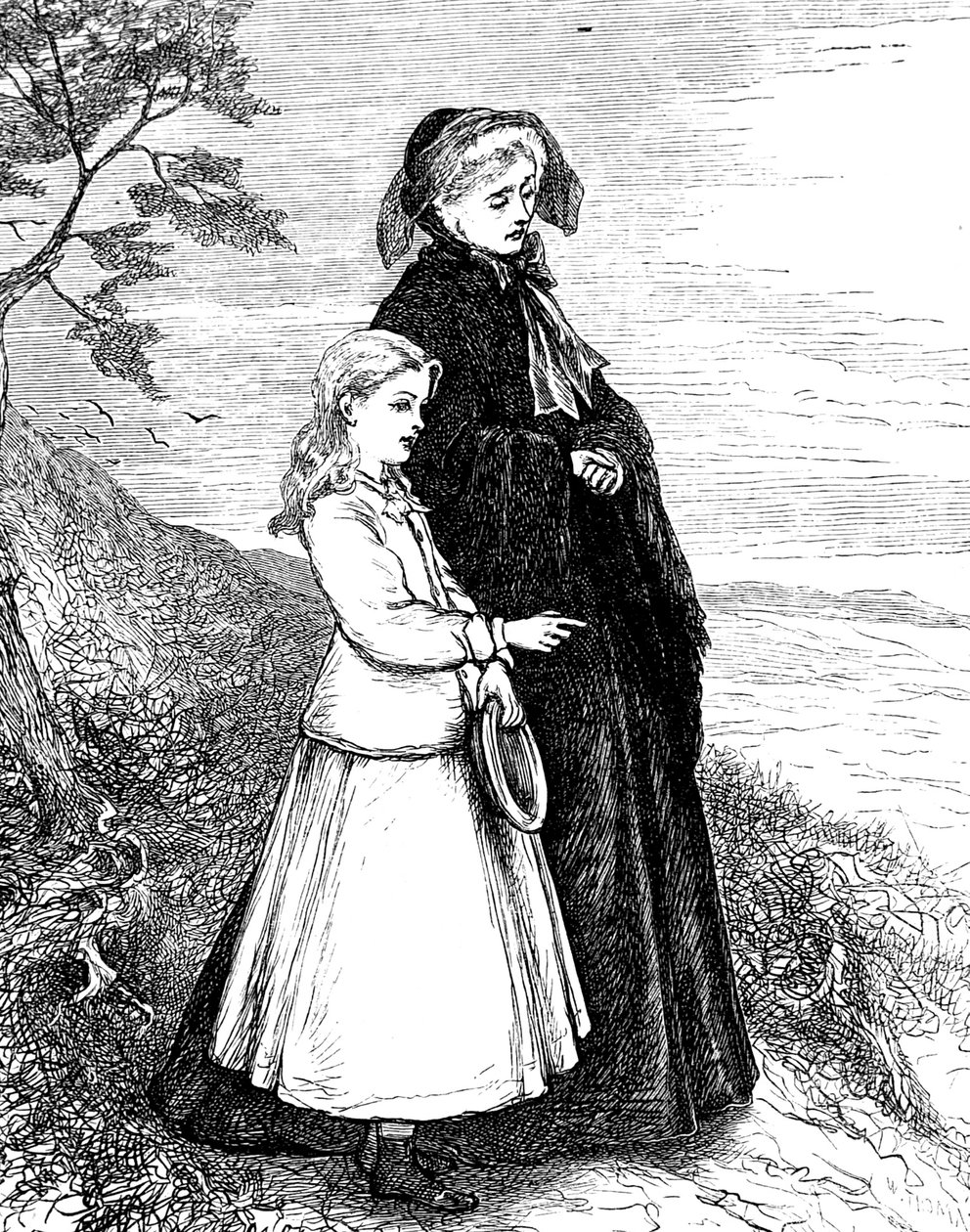 En tante tilbringer kvalitetstid med sin niece af Mary Ellen Edwards