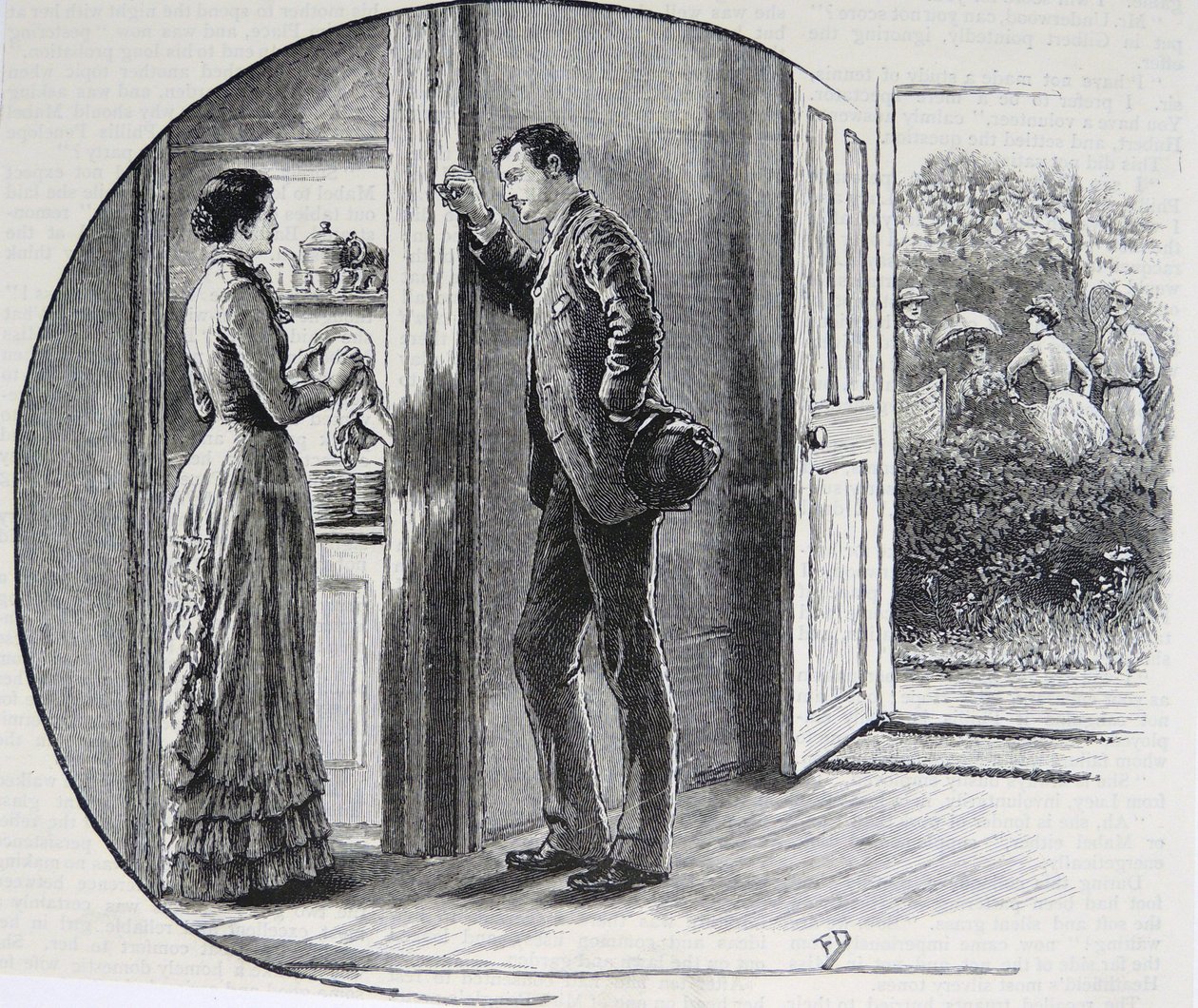 Illustration af husmor af Mary Ellen Edwards