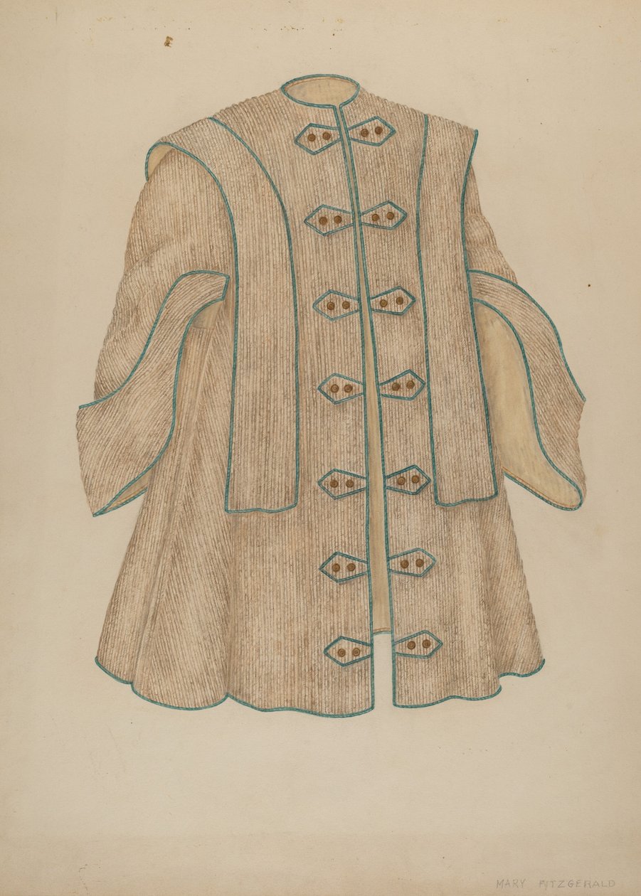 Aftenkappe, ca. 1940. af Mary Fitzgerald