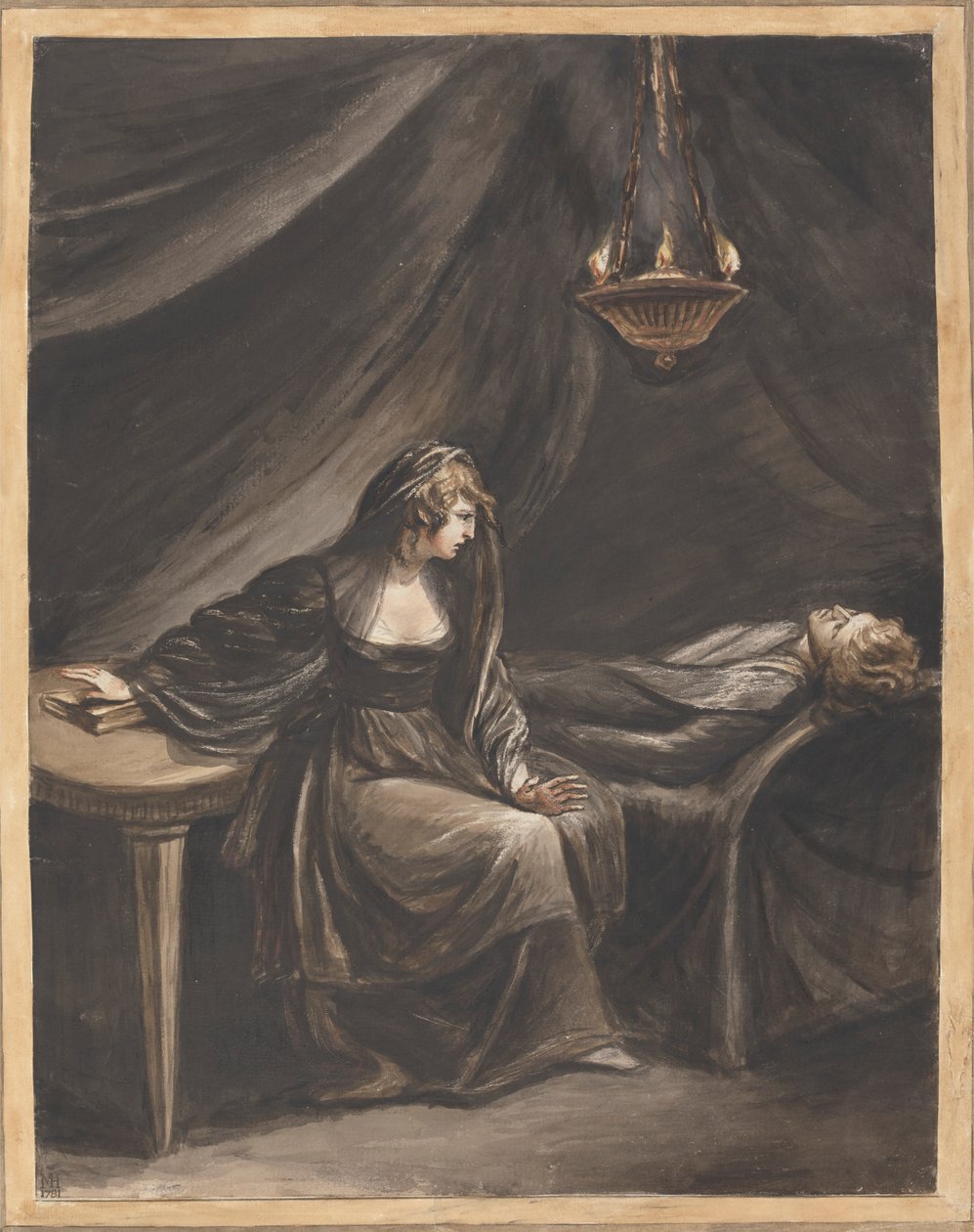 Lady Percy ser på Sovende Hotspur af Mary Hoare