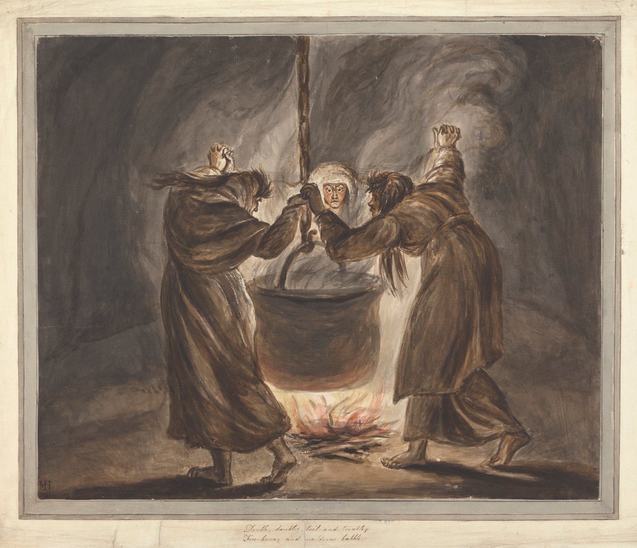 De tre hekse fra Macbeth: Double, Double, Toil og Trouble af Mary Hoare
