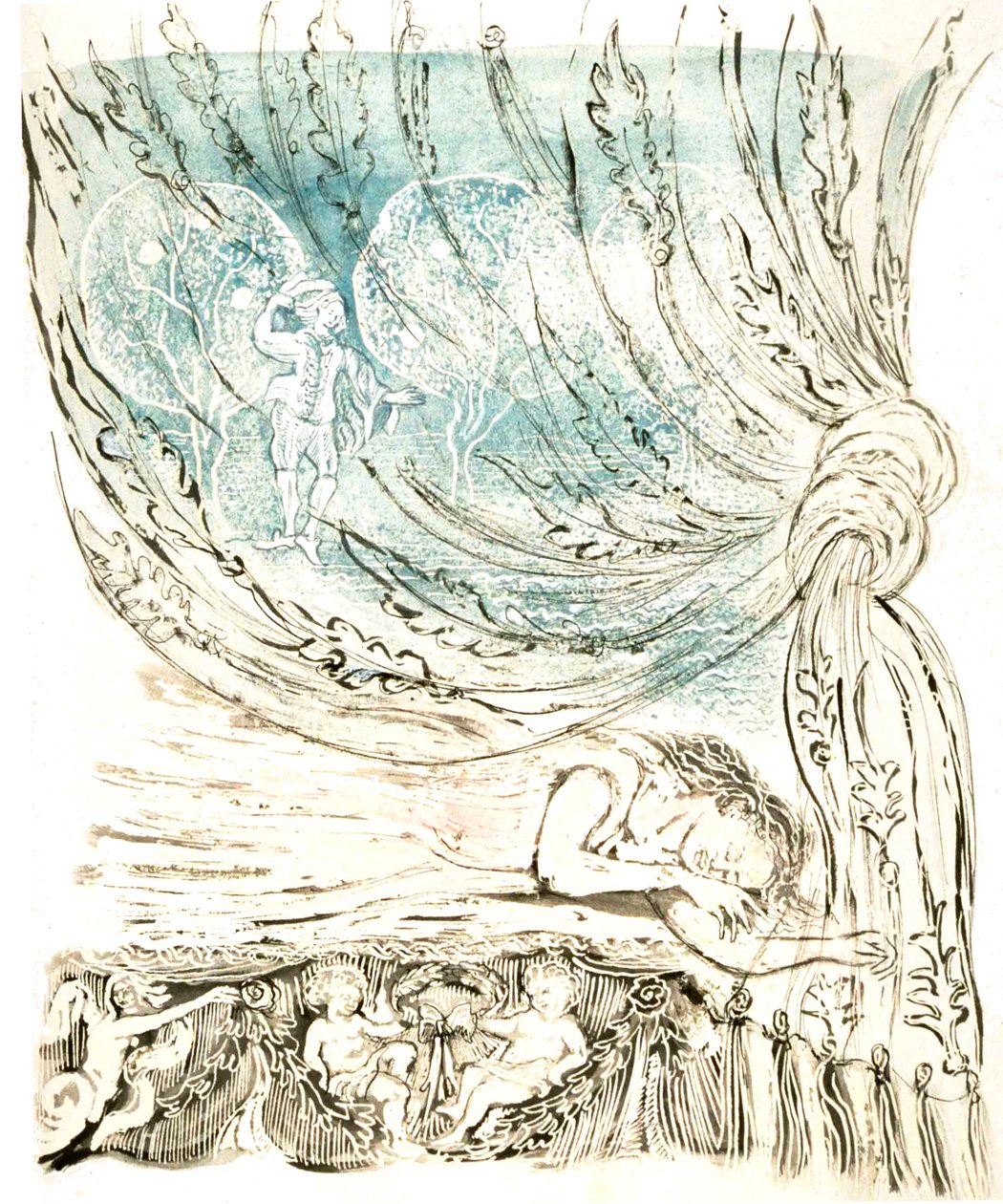 Beauty dreaming, 2004 (pen og akrylblæk) af Mary Kuper
