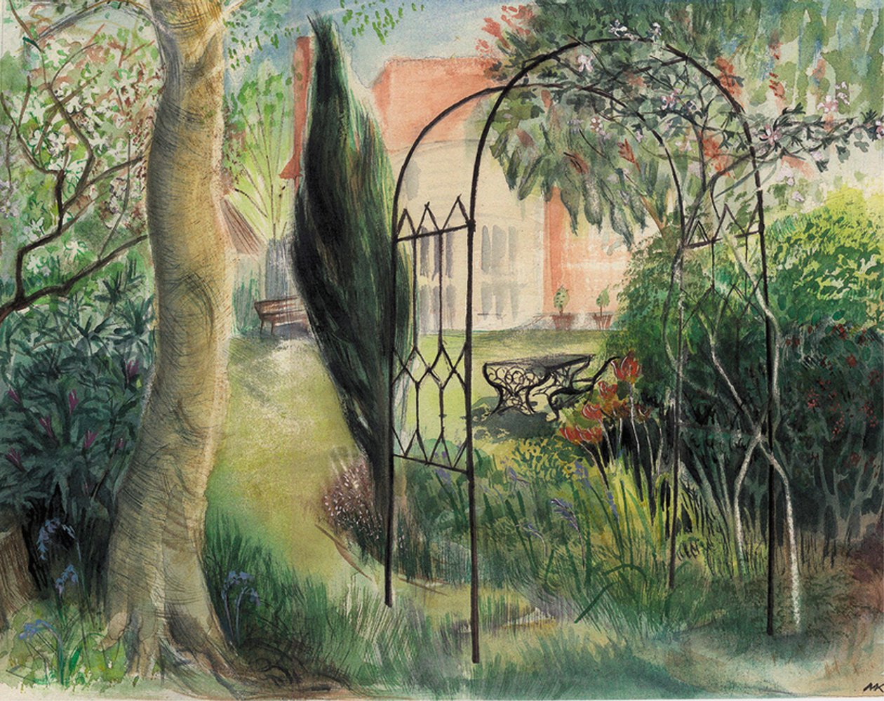 Have, Harrow, 2003 (akvarel) af Mary Kuper