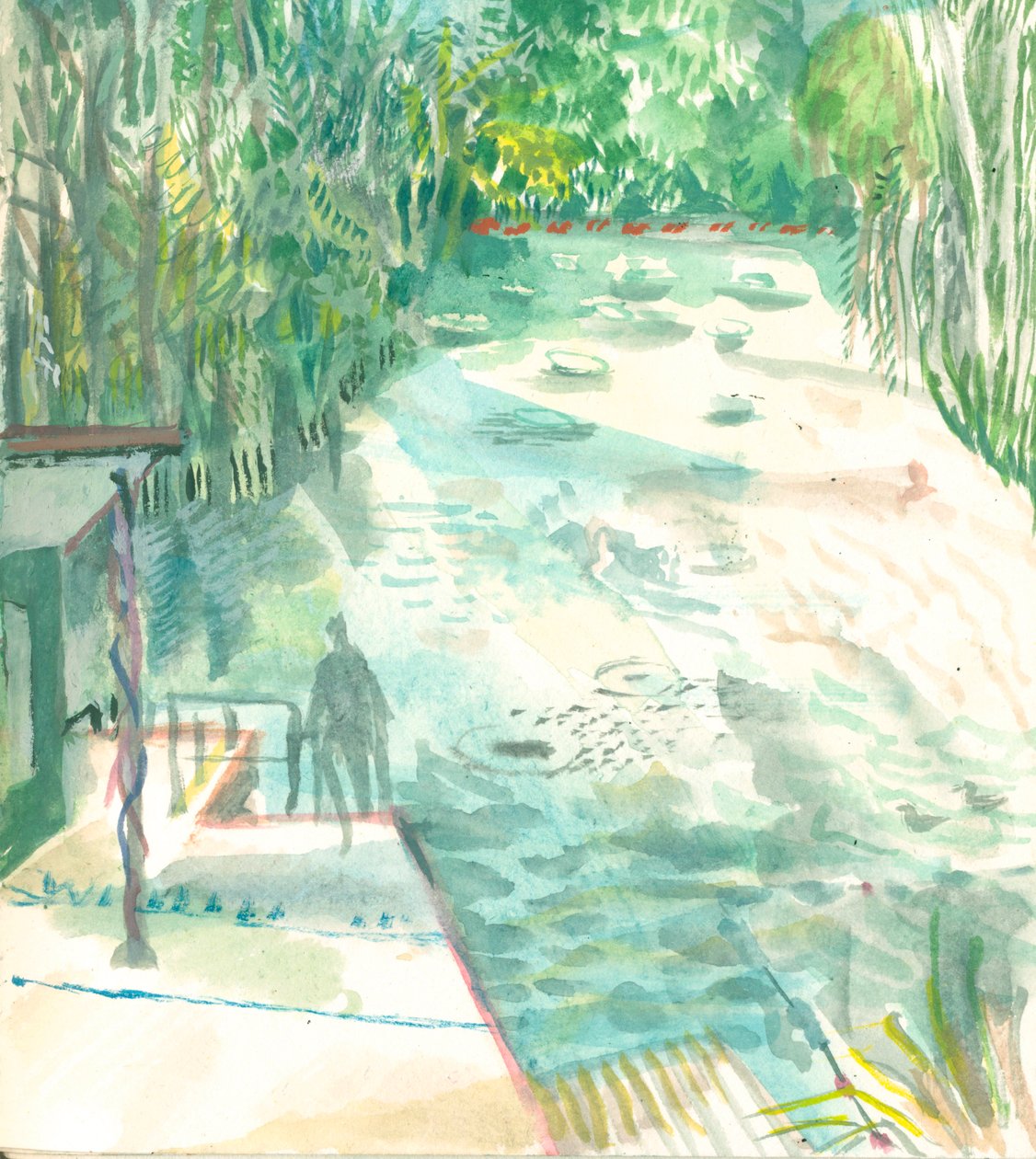 Ladies Pond, Hampstead Heath af Mary Kuper