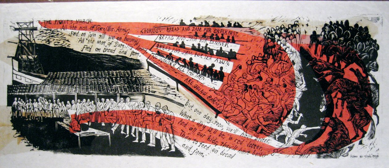 Minearbejderstrejke, Nottingham af Mary Kuper